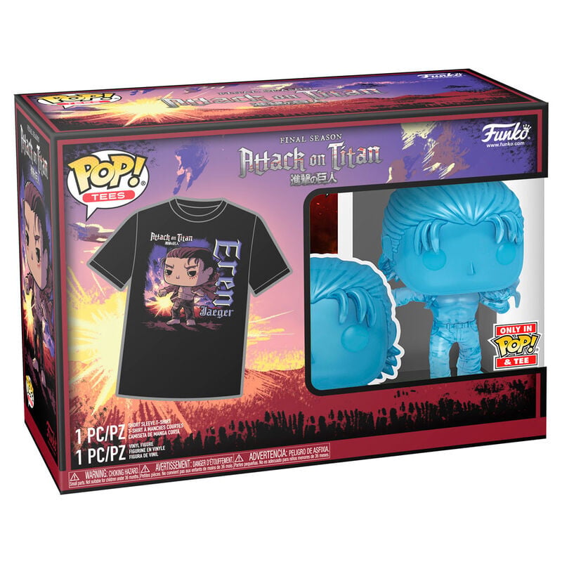 Set figura POP & Tee Attack on Titan Eren Exclusive - imagen 3