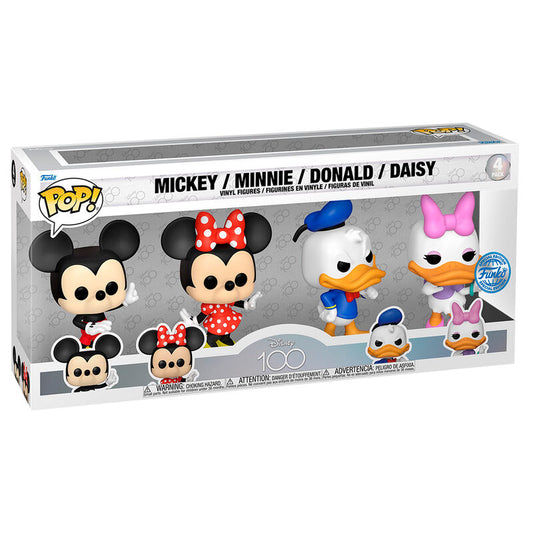 Blister 4 figuras POP Disney Classic Exclusive