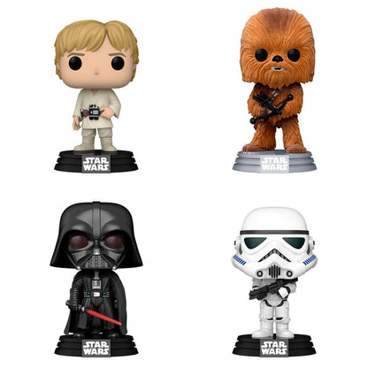 Blister 4 figuras POP Star Wars New Classics Exclusive - imagen 2