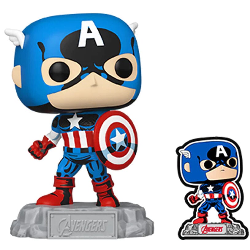Figura POP Marvel Los Vengadores Avengers Captain America Exclusive - imagen 2