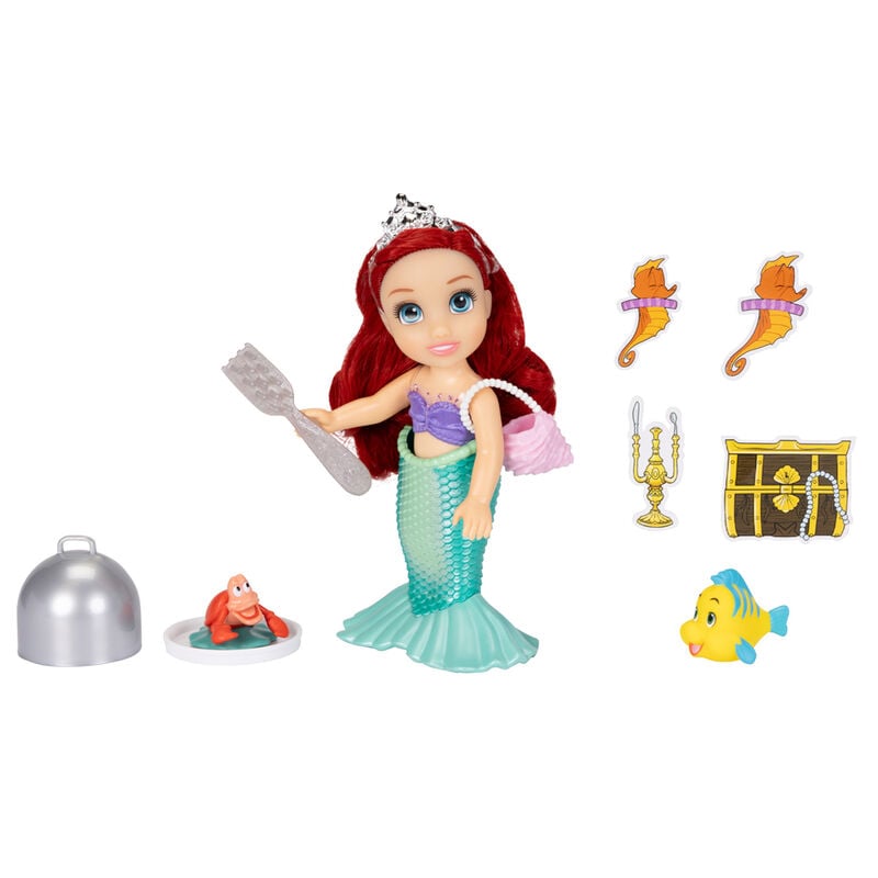 Muñeca Ariel Mar y Tierra La Sirenita Disney 15cm - imagen 3