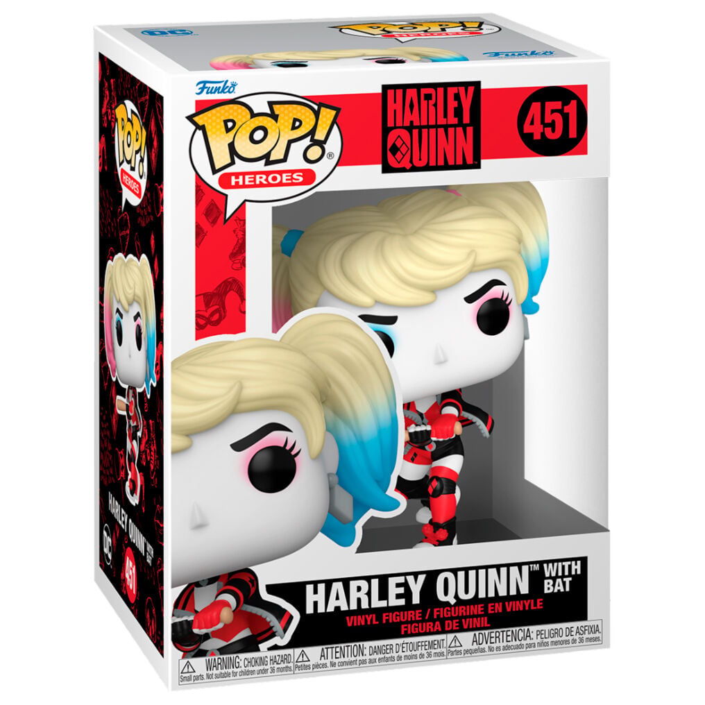Figura POP DC Comics Harley Quinn with Bat - imagen 2