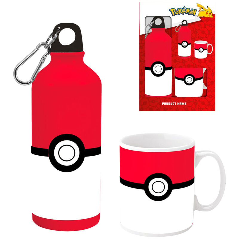 Set cantimplora aluminio + taza ceramica Pokemon - imagen 3