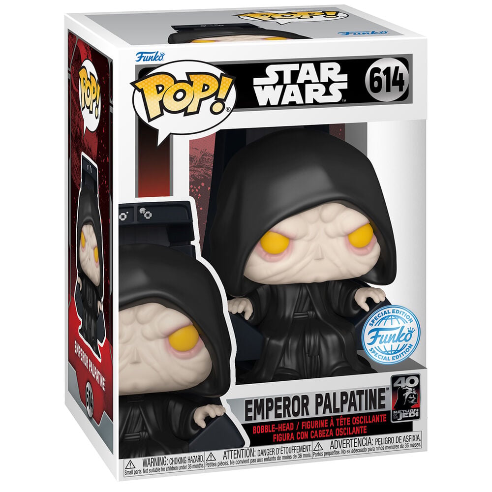 Figura POP Star Wars Emperor Palpatine Exclusive - imagen 2