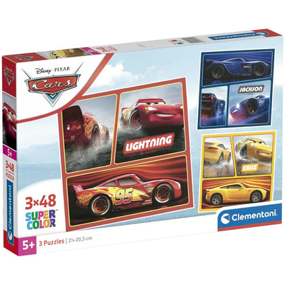 Puzzle Cars Disney 3x48pzs - imagen 2