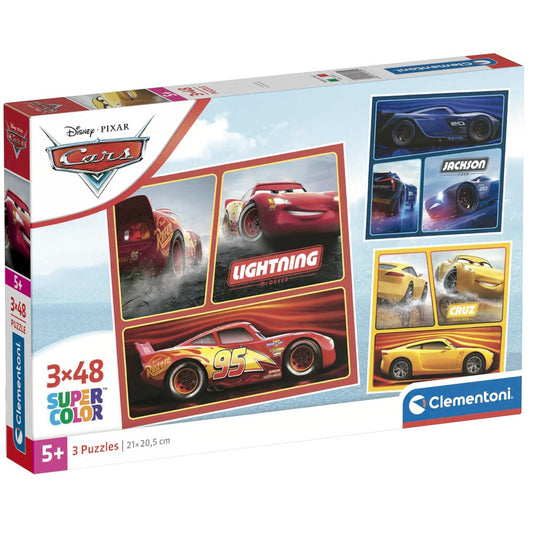 Puzzle Cars Disney 3x48pzs - imagen 2