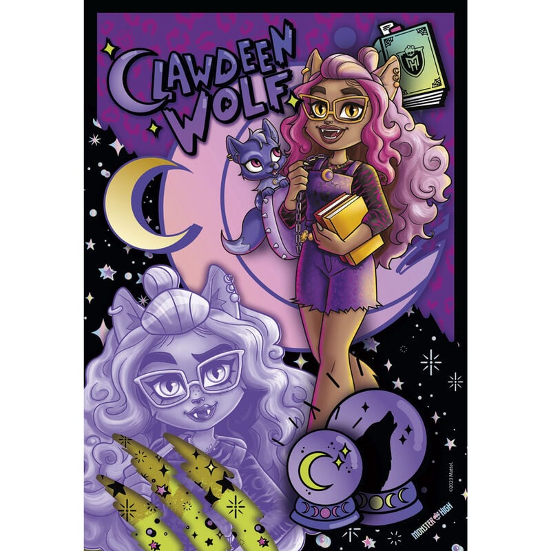 Puzzle Clawdeen Wolf Monster High 150pzs - imagen 2
