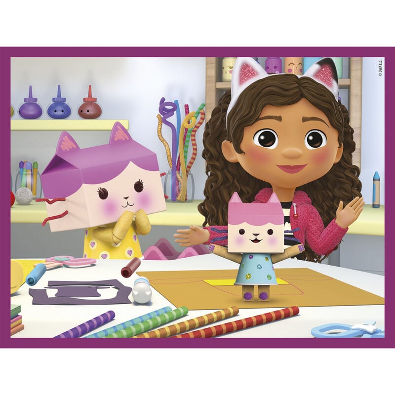 Puzzle cubo La Casa de Muñecas de Gabby 12pzs - imagen 2