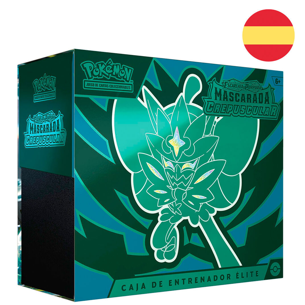 Estuche cartas Mascarada Crepuscular Escarlata y Purpura Pokemon español - imagen 3