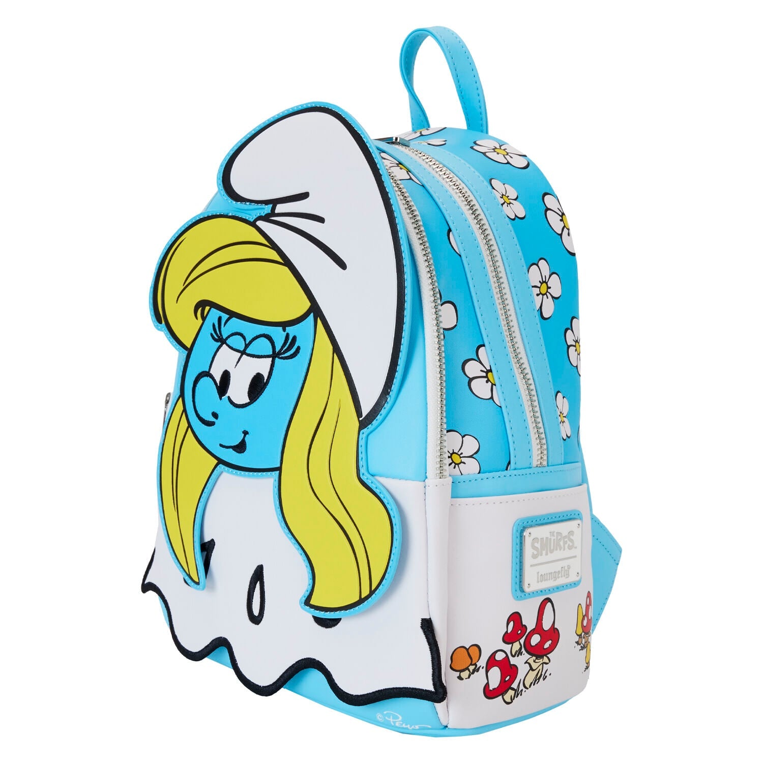 Mochila Pitufina Los Pitufos Loungefly 26cm - imagen 4
