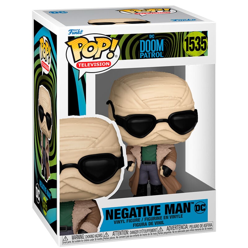 Figura POP DC Comics Doom Patrol Negative Man - imagen 2