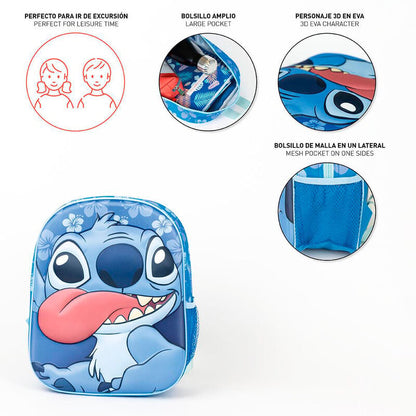 Mochila 3D Stitch Disney 31cm - imagen 4