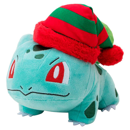 Peluche Bulbasaur Navidad Pokemon 20cm - imagen 2