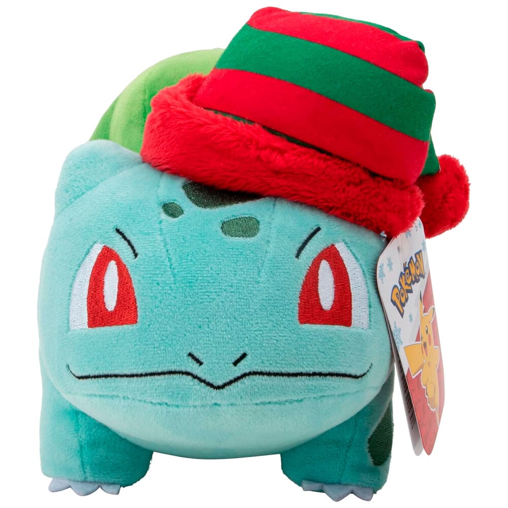 Peluche Bulbasaur Navidad Pokemon 20cm - imagen 4