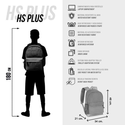 Mochila Chains Miercoles 43cm adaptable - imagen 4