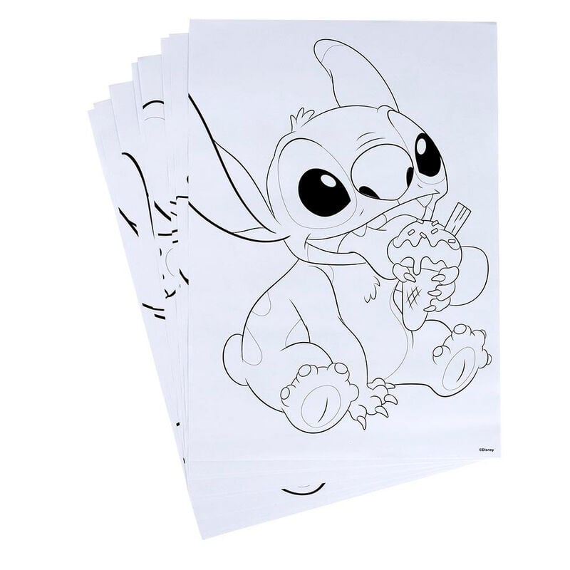 Set papeleria coloreable Stitch Disney - imagen 3