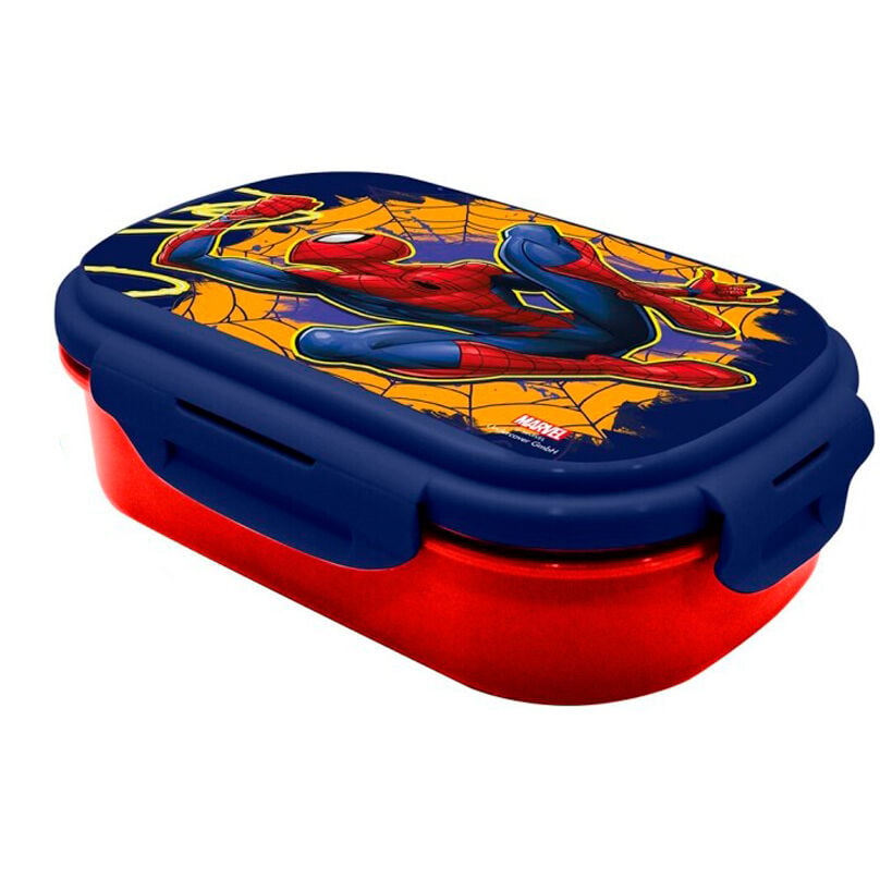 Sandwichera + cubierto Spiderman Marvel - imagen 2
