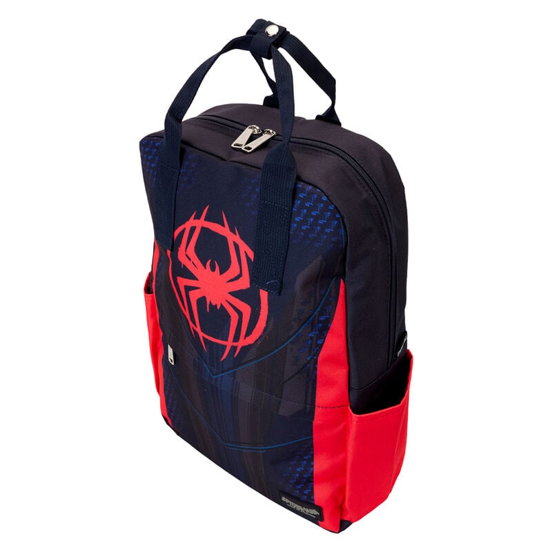 Mochila nylon Traje Miles Morales Spider-Verse Marvel Loungefly 43cm - imagen 3