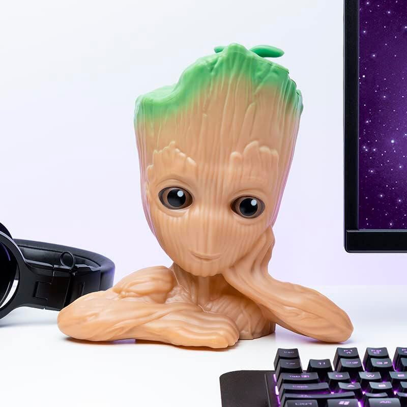 Lampara 3D Groot Guardianes de la Galaxia Marvel 22cm sonido - imagen 2