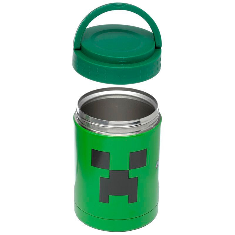 Fiambrera portatil Creeper Minecraft 500ml termo - imagen 2