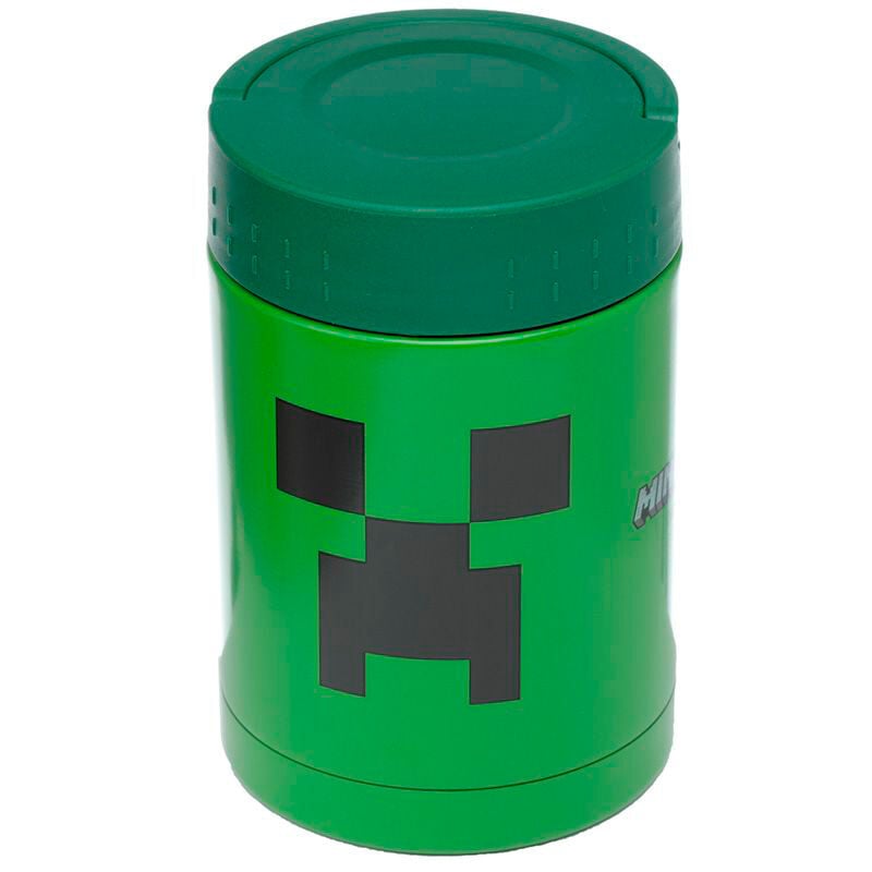 Fiambrera portatil Creeper Minecraft 500ml termo - imagen 4