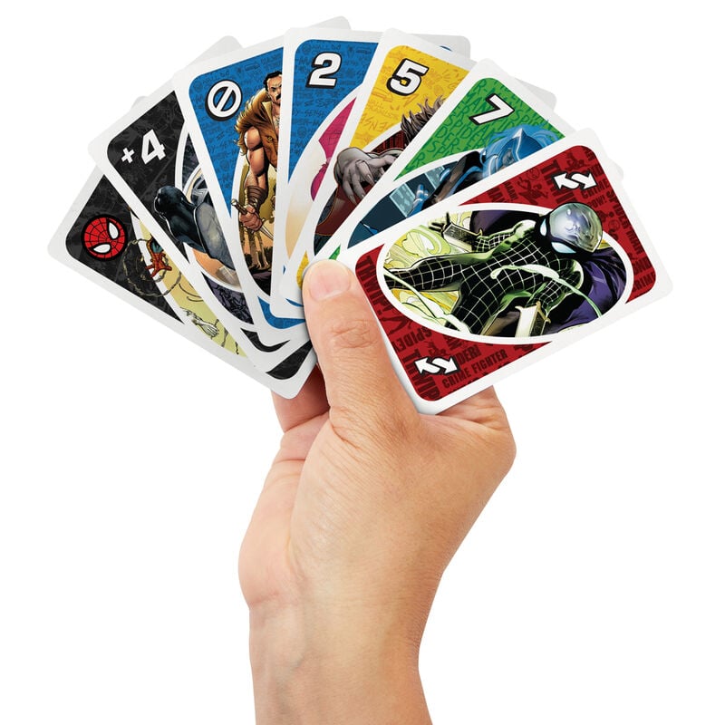 Juego cartas UNO Spiderman Marvel - imagen 3