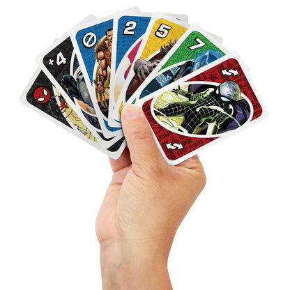 Juego cartas UNO Spiderman Marvel - imagen 3