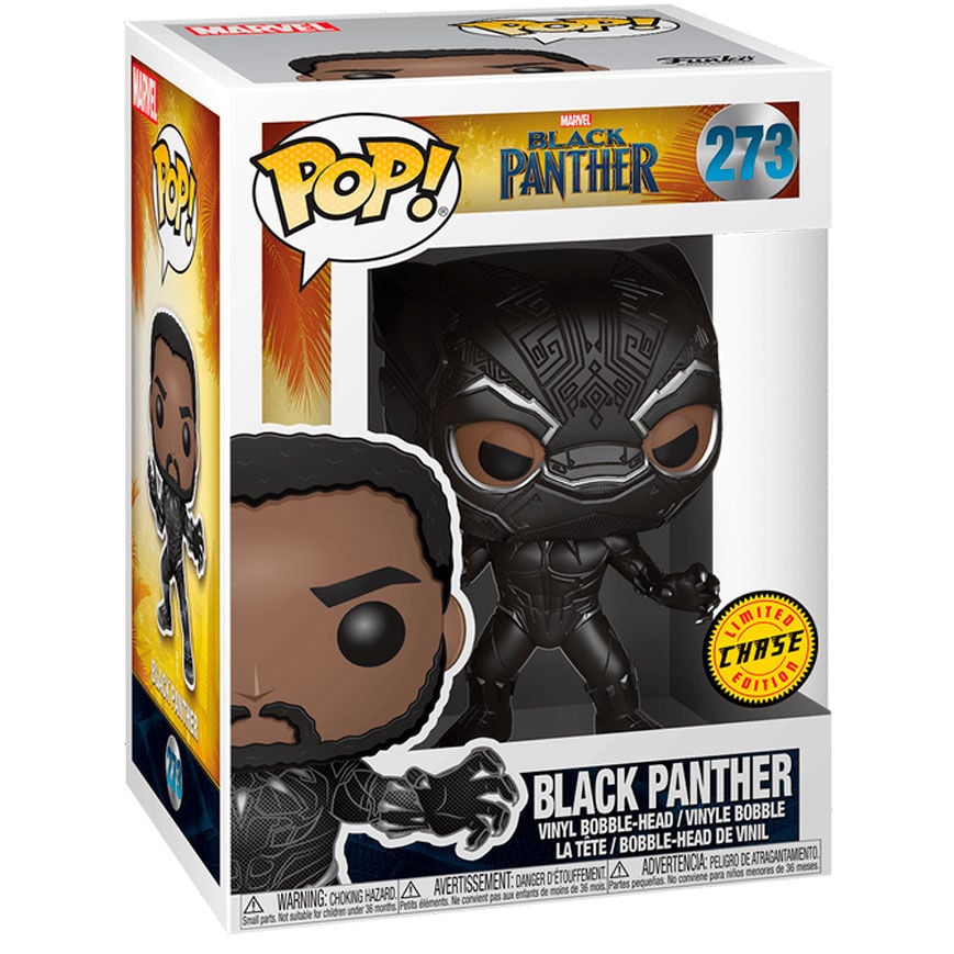 Figura POP Marvel Black Panther 5 + 1 Chase - imagen 4
