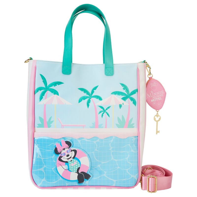 Minnie Disney Loungefly Vacation Style Crossbody Bag + Wallet