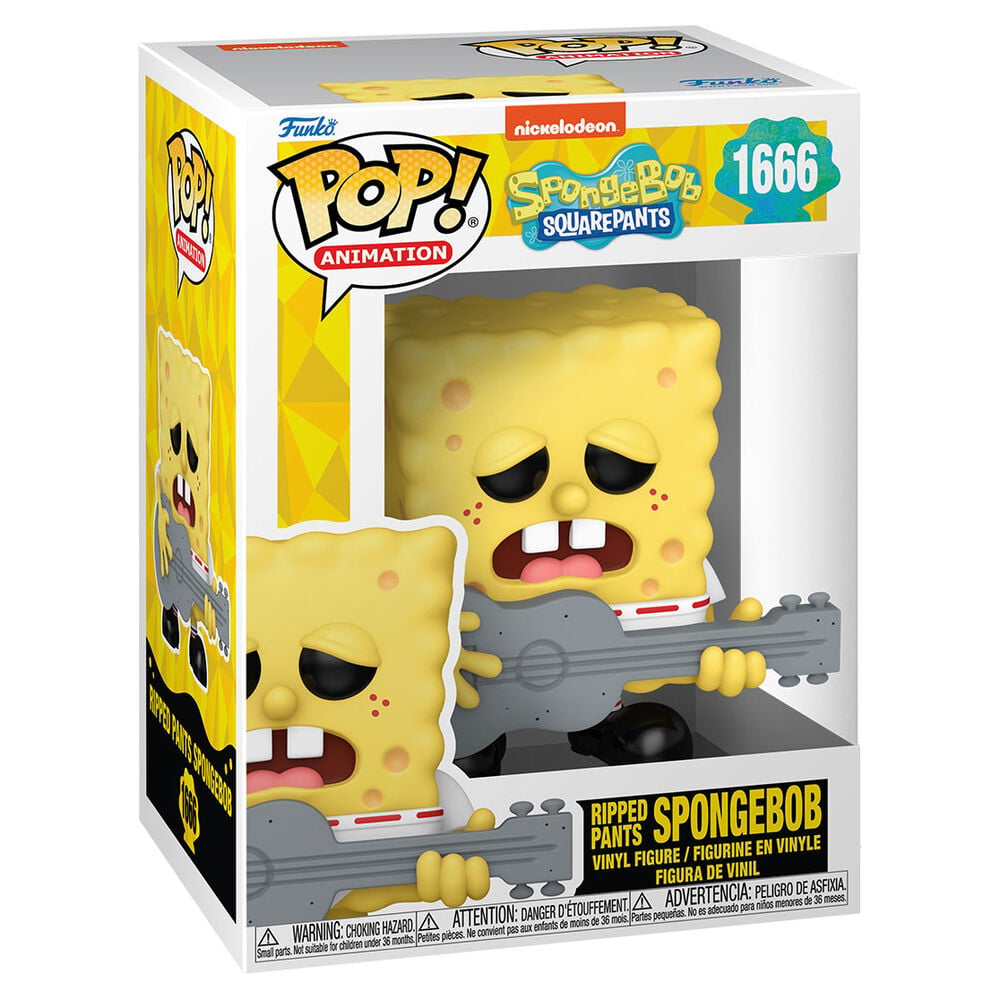 Figura POP Bob Esponja Spongebob Ripped Pants - imagen 2