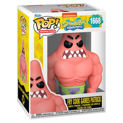 Figura POP Bob Esponja Fry Cook Game Patrick - imagen 2