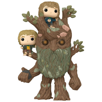 Figura POP Super El Señor de los Anillos Treebeard with Merry & Pippin - imagen 2