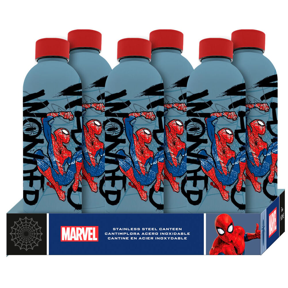 Botella aluminio Spiderman Marvel 500ml - imagen 2