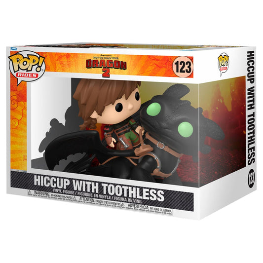 Figura POP Rides Deluxe Como Entrenar a tu Dragon 2 Hiccup with Toothless - imagen 2