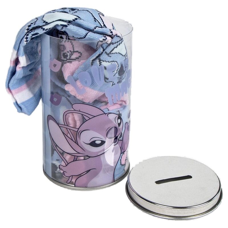Hucha 4 pares calcetines Stitch Disney - imagen 2