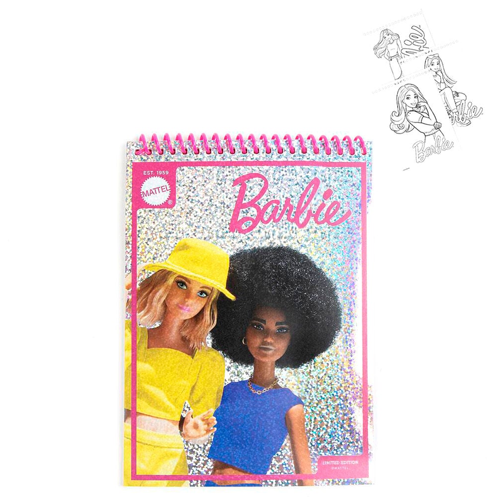 Set papeleria coloreable Barbie - imagen 2