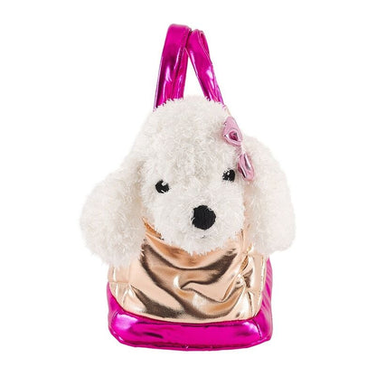 Bolso mano + peluche Dorado perro Didi 28cm - imagen 2