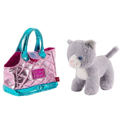 Bolso mano + peluche Rosa gato Coco 28cm - imagen 3