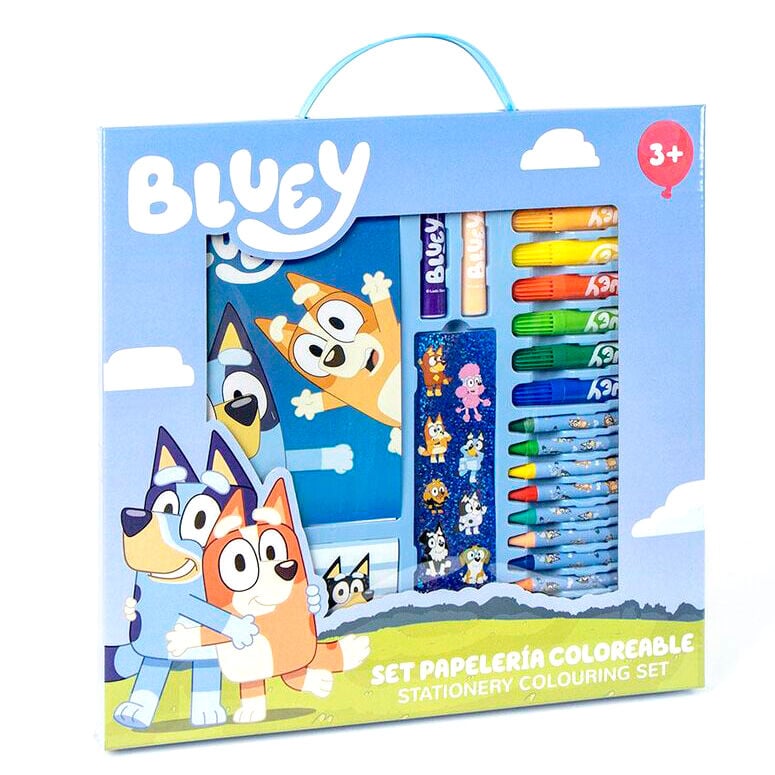 Set papeleria coloreable Bluey - imagen 2