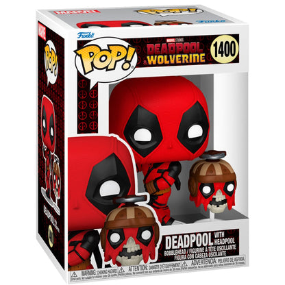 Figura POP Marvel Deadpool & Wolverine Deadpool with Headpool - imagen 2