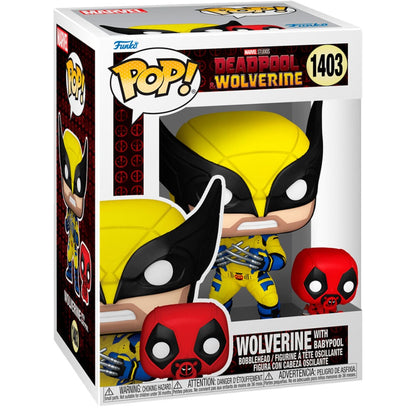Figura POP Marvel Deadpool & Wolverine - Wolverine with Babypool - imagen 2