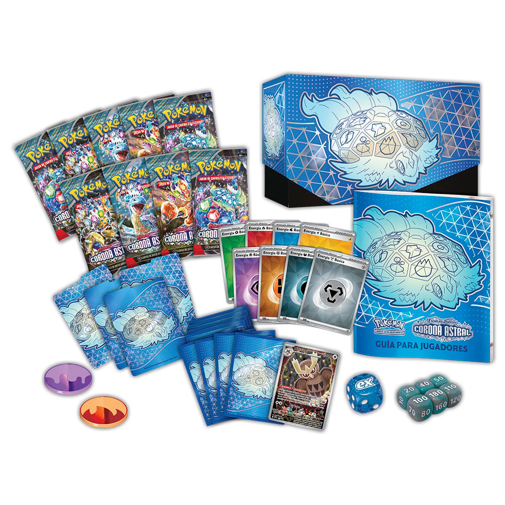 Estuche Entrenador Elite Corona Astral Escarlata & Purpura Pokemon español - imagen 2