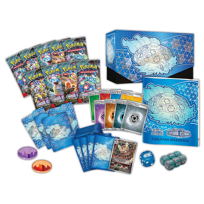 Estuche Entrenador Elite Corona Astral Escarlata & Purpura Pokemon español - imagen 2