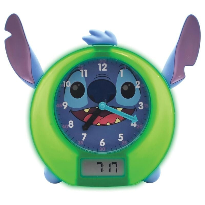 Reloj educativo cuentacuentos y luces Stitch Disney ingles - imagen 2