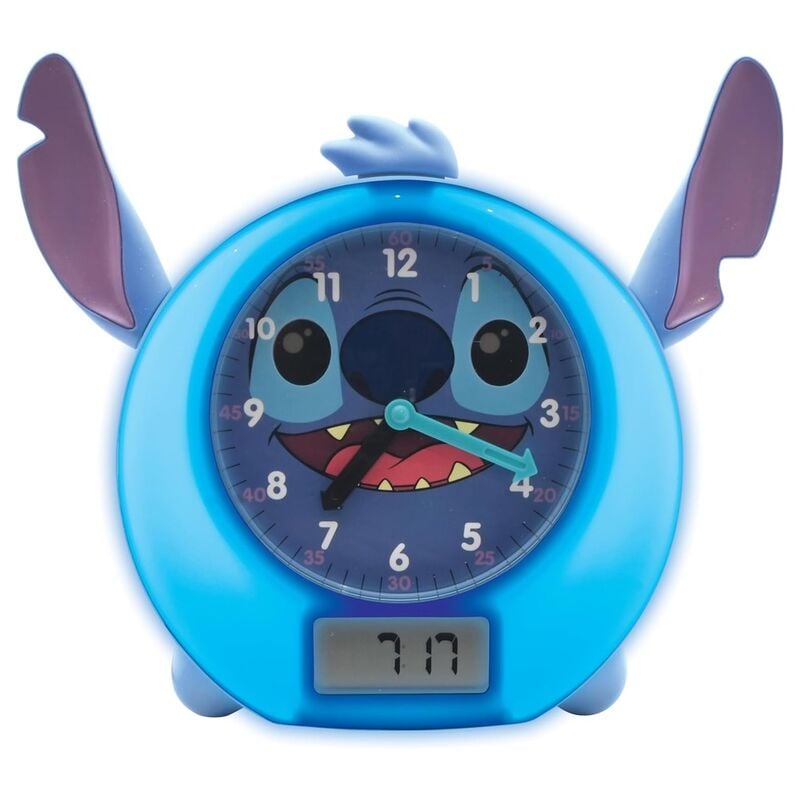 Reloj educativo cuentacuentos y luces Stitch Disney ingles