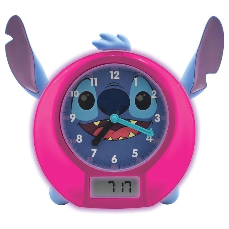 Reloj educativo cuentacuentos y luces Stitch Disney ingles - imagen 4