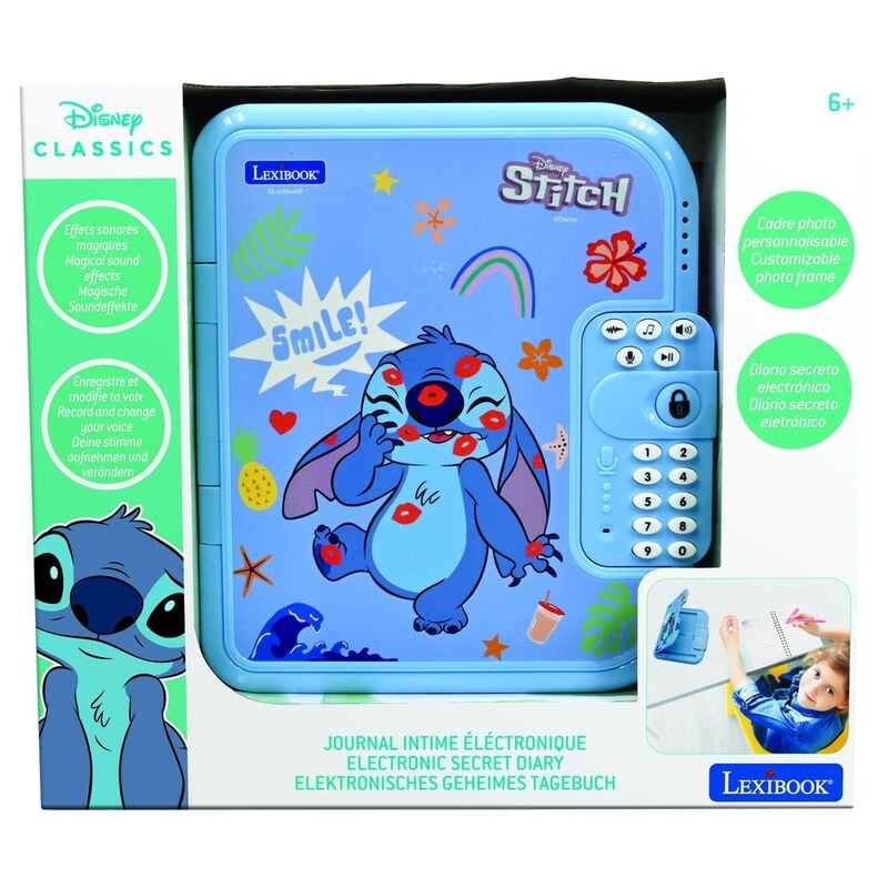 Diario secreto electronico Stitch Disney - imagen 4