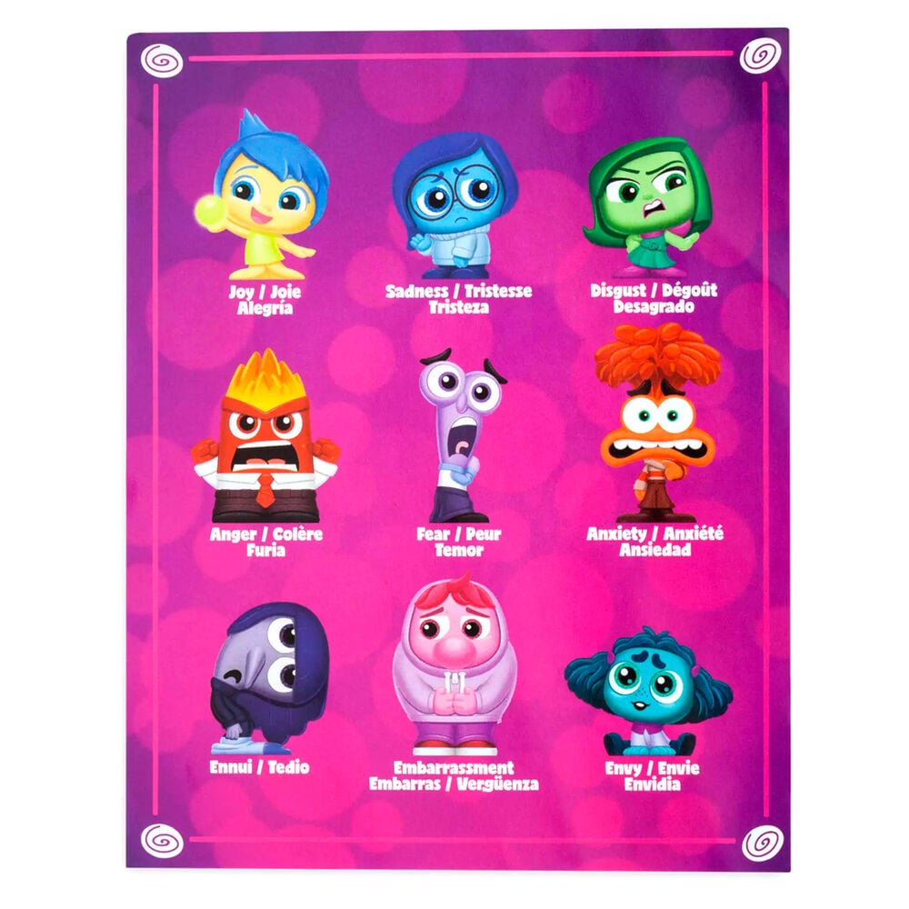 Set 9 figuras Del Reves 2 Doorables Disney Pixar 4cm - imagen 5