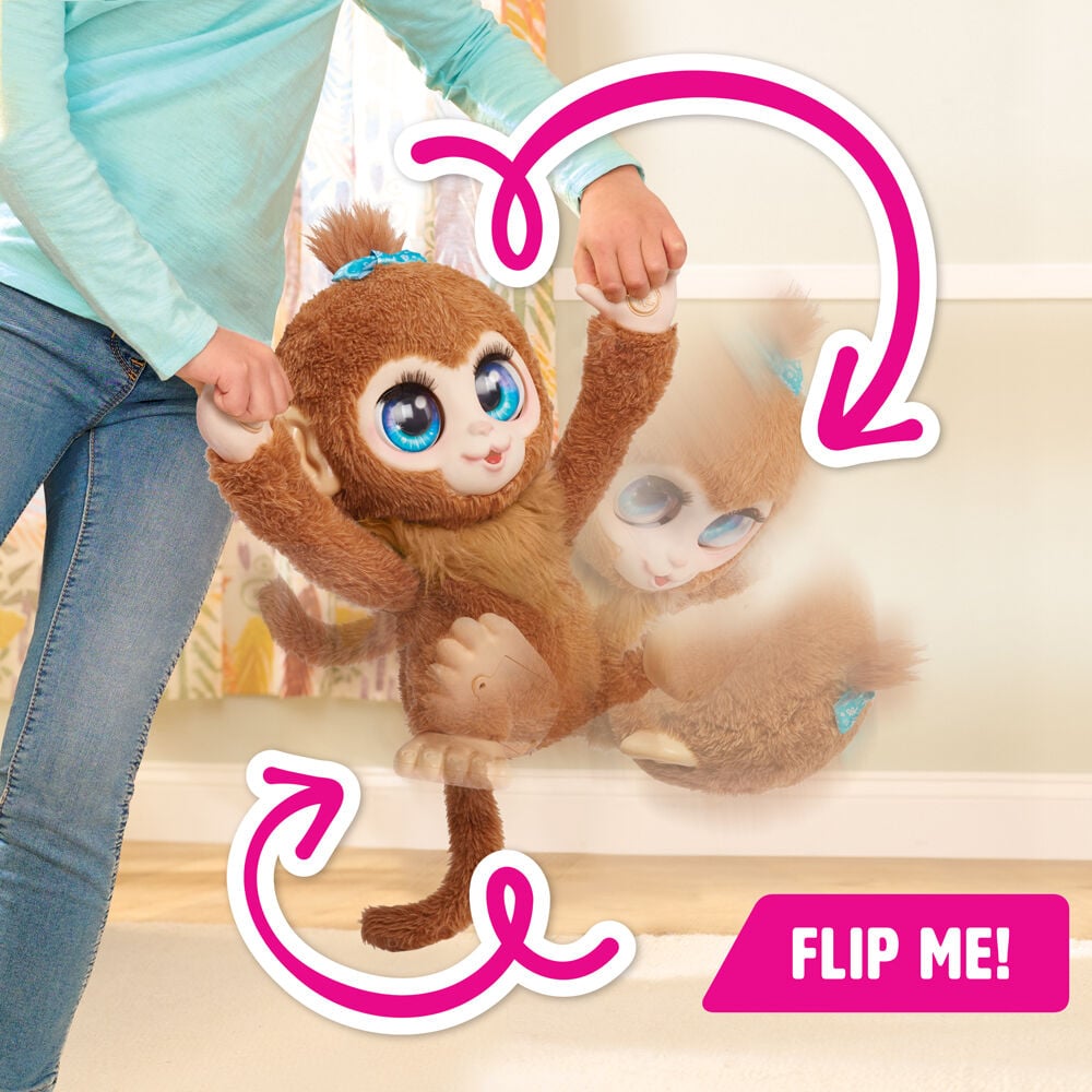 Peluche interactivo Mono Peanut jugueton FurReal - imagen 4