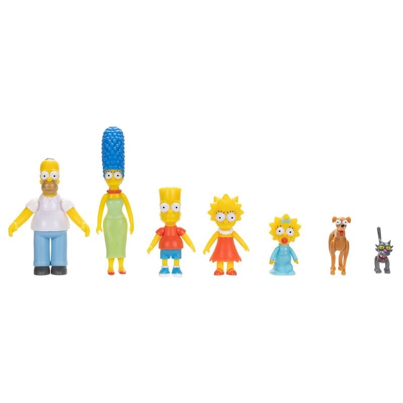Blister 7 figuras Famila Los Simpsons 6cm - imagen 3